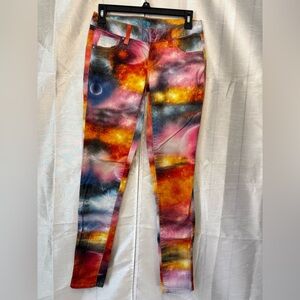 Nanette Lepore L’Amour galaxy denim leggings